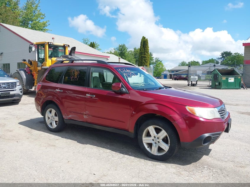 2010 Subaru Forester 2.5 2.5x Premium Red Lot 111045269537 Vin JF2SH6CC7AH910145