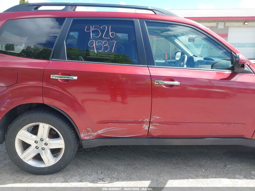 2010 Subaru Forester 2.5 2.5x Premium Red Lot 111045269537 Vin JF2SH6CC7AH910145