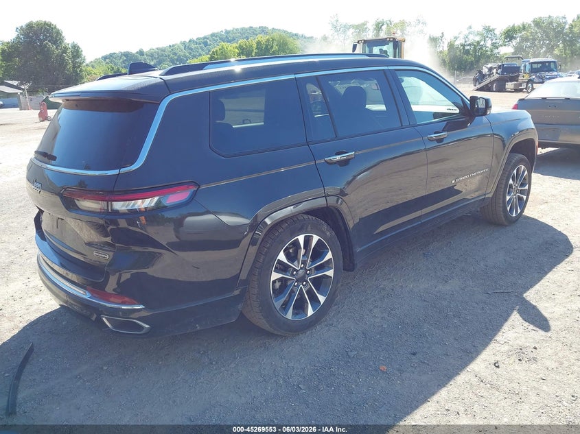 Vin: 1c4rjkdg1p8832692, lot: 45767377, jeep grand cherokee l overland 4x4 20234