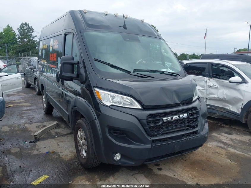 Vin: 3c6lrvbg9pe587740, lot: 45767403, ram promaster 1500 high roof 136 wb 2023 img_1