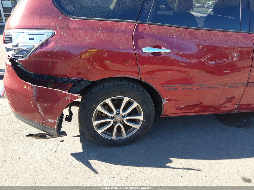 2013 Nissan Pathfinder Sv VIN: 5N1AR2MM2DC689624 Lot: 45269583