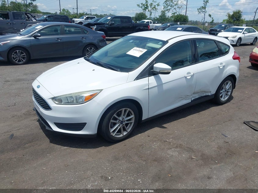 Vin: 1fadp3k25fl307321, lot: 45767408, ford focus se 20152