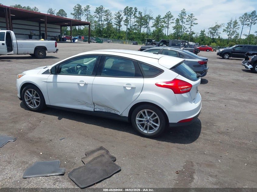 Vin: 1fadp3k25fl307321, lot: 45767408, ford focus se 20153