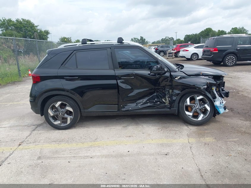 2022 Hyundai Venue Sel VIN: KMHRC8A32NU184875 Lot: 45269590