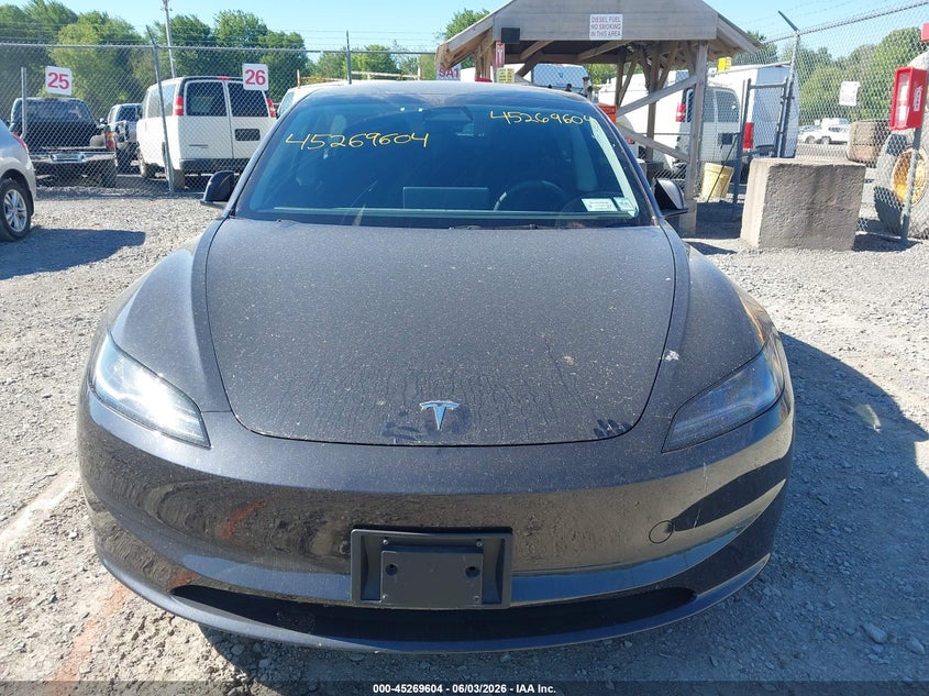 2025 Tesla Model 3 Long Range All-Wheel Drive VIN: 5YJ3E1EB5SF064926 Lot: 45269604