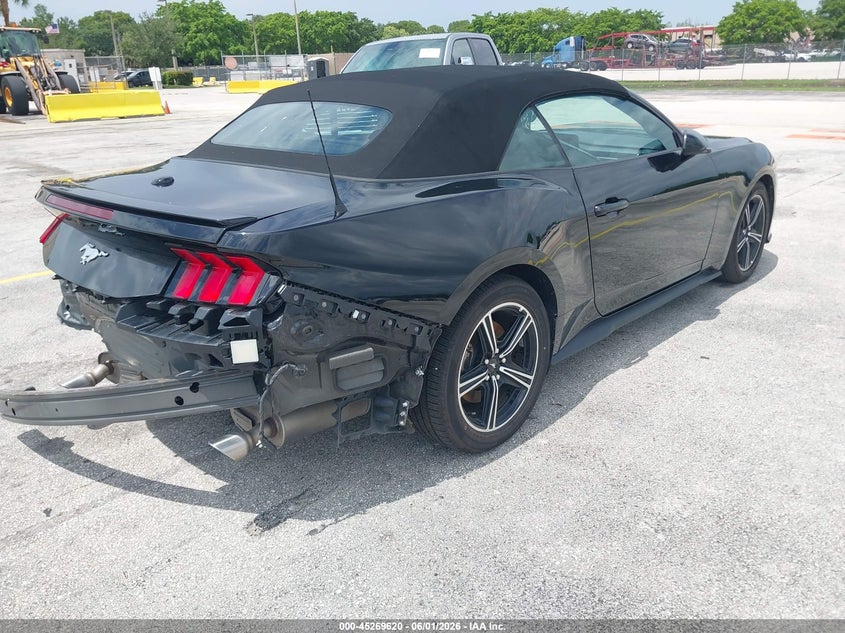Vin: 1fagp8uh3s5108262, lot: 45767444, ford mustang ecoboost premium 20254