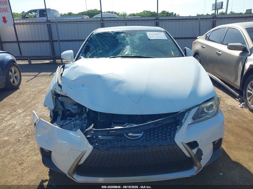 2014 Lexus Ct 200H VIN: JTHKD5BHXE2204389 Lot: 45269648