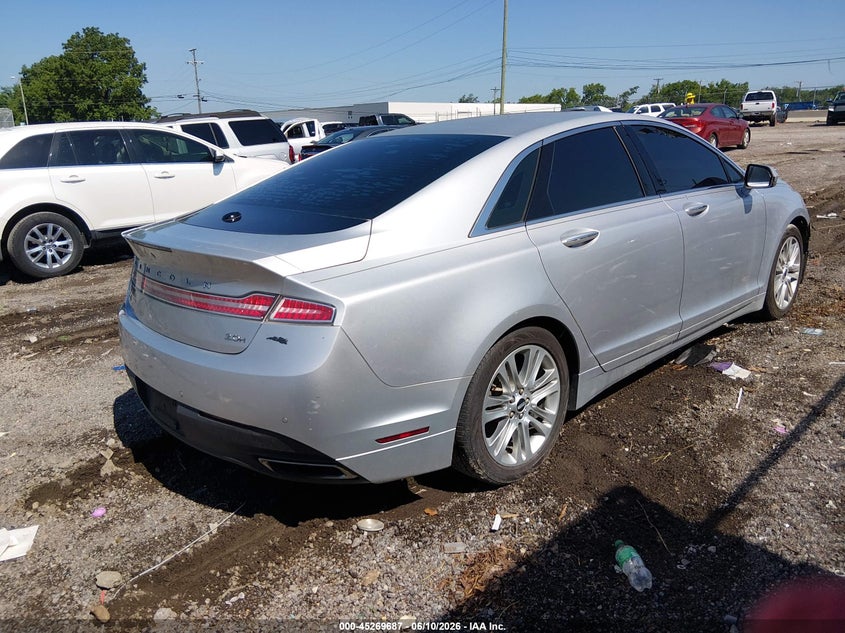 2014 LINCOLN MKZ HYBRID auction photo 4