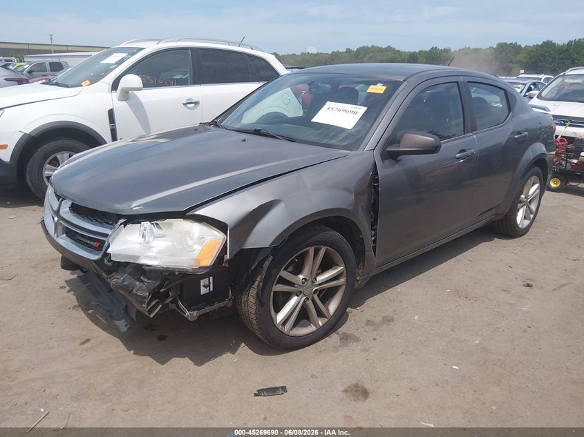 Vin: 1c3cdzag8dn582105, lot: 45767514, dodge avenger se v6 20132