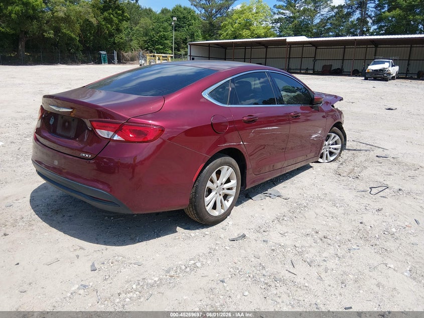 Vin: 1c3cccfb8gn188654, lot: 45767521, chrysler 200 touring 20164