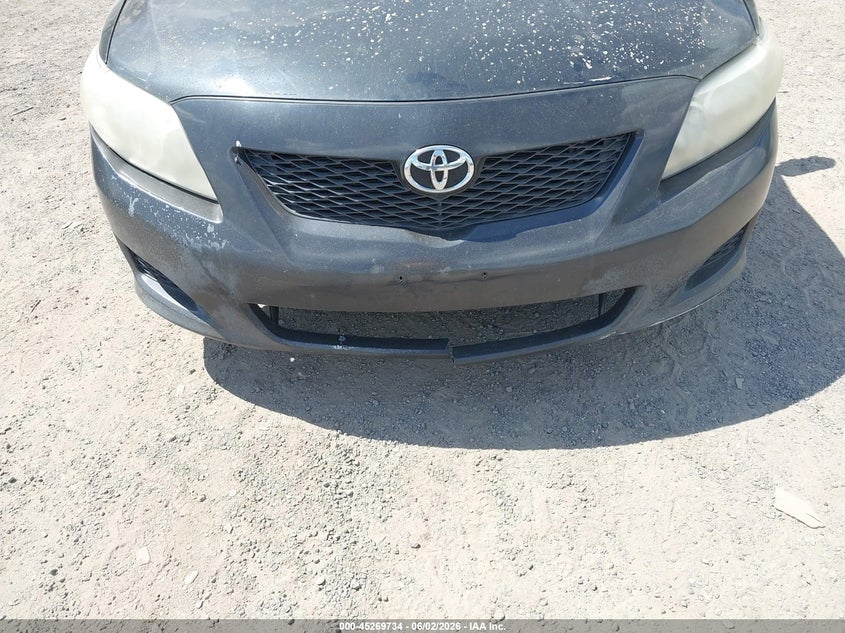 2010 Toyota Corolla 1.8 Le black Lot 111045269734 Vin 2T1BU4EE6AC524558