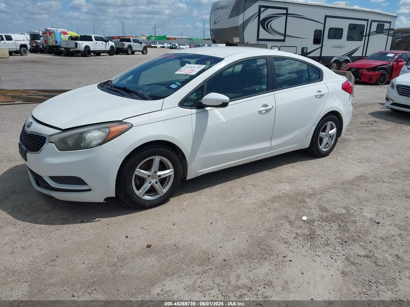 Vin: knafk4a60g5510115, lot: 45767563, kia forte lx 20162
