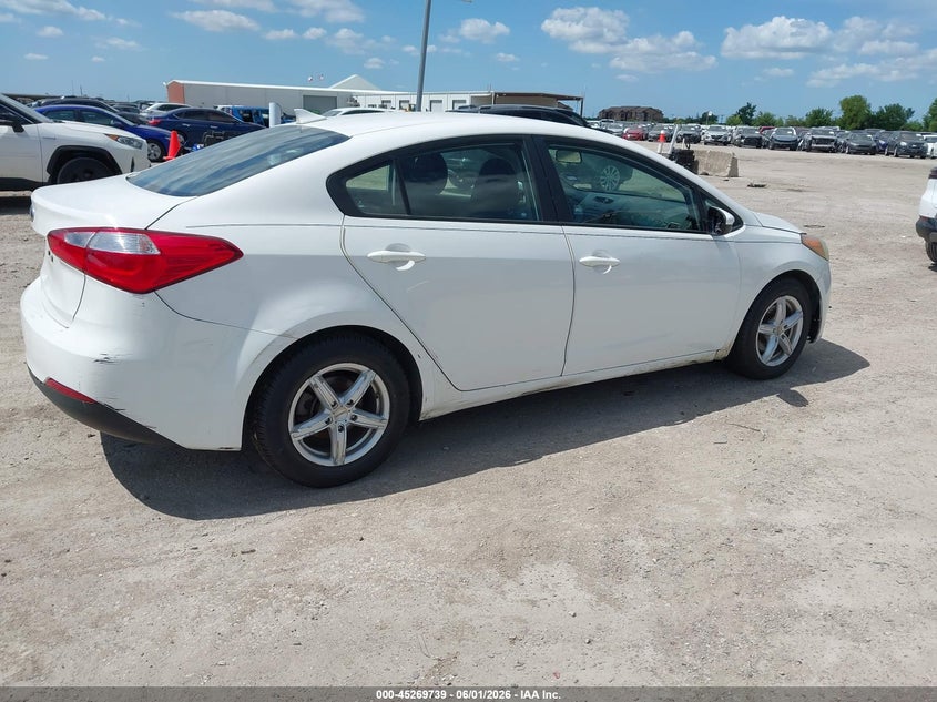 Vin: knafk4a60g5510115, lot: 45767563, kia forte lx 20164
