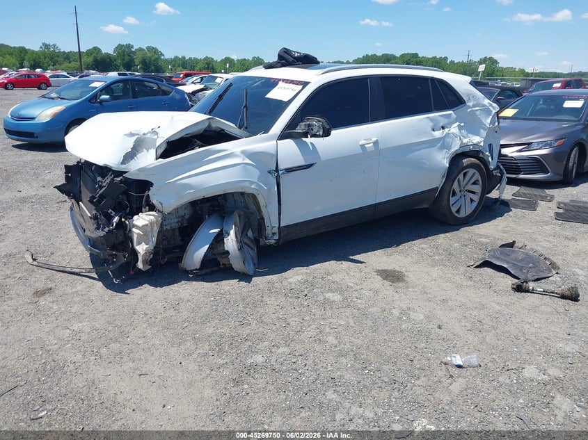 Vin: 1v26e2ca4lc211778, lot: 45767574, volkswagen atlas cross sport 3.6l v6 se w/technology/3.6l v6 se w/technology r-line 20202