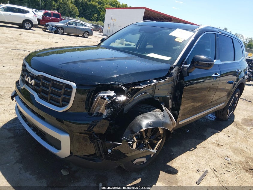 Vin: 5xyp6dgcxsg725283, lot: 45767580, kia telluride s 20252