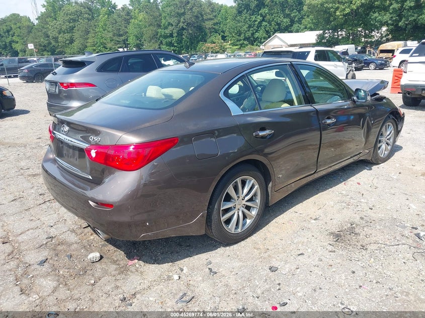 Vin: jn1bv7ap7fm351930, lot: 45767598, infiniti q50 premium 20154