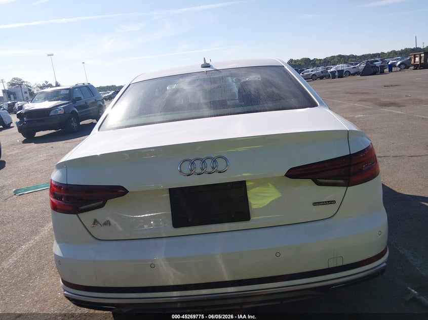 2019 Audi A4 45 Premium VIN: WAUENAF4XKA114945 Lot: 45269775