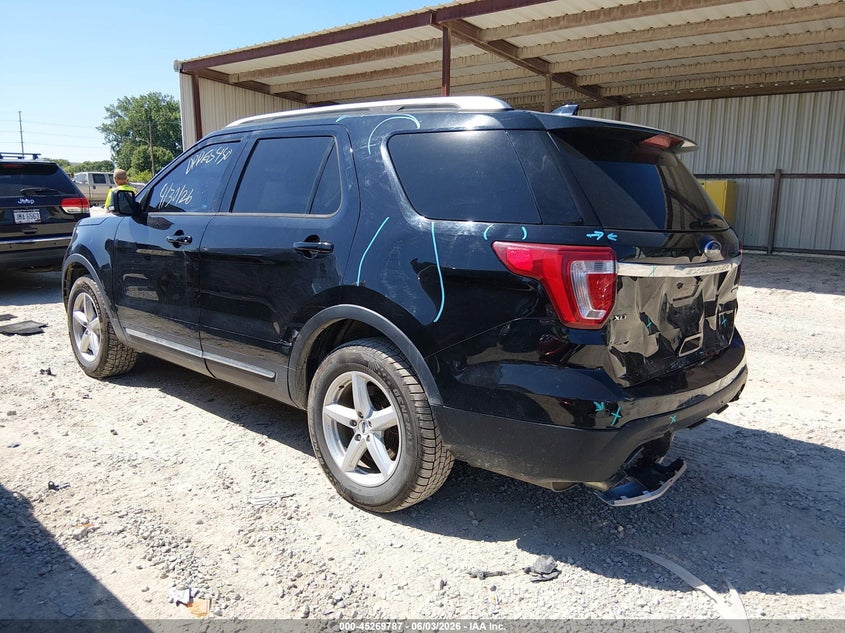 Vin: 1fm5k8d85ggb71354, lot: 45767611, ford explorer xlt 20163