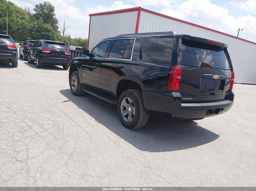 Vin: 1gnskaec1jr346297, lot: 45767662, chevrolet tahoe ls 20183