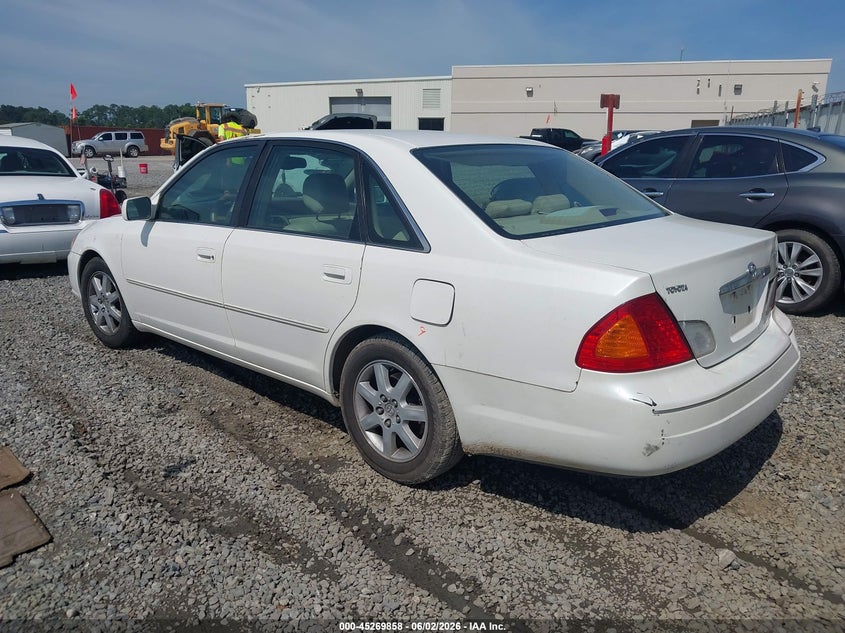 2000 TOYOTA AVALON SEDAN 3.0L V-6 DOHC, VVT, 210HP