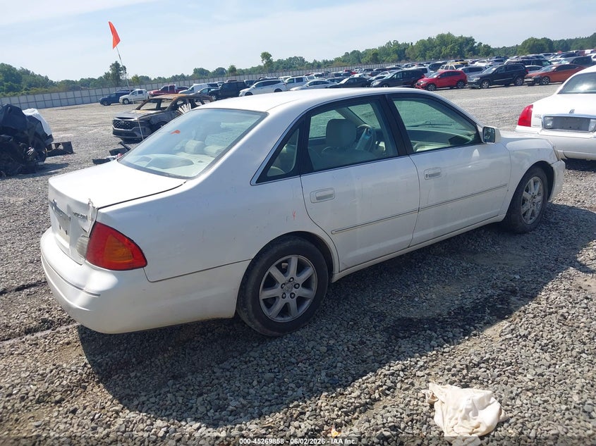 2000 TOYOTA AVALON SEDAN 3.0L V-6 DOHC, VVT, 210HP