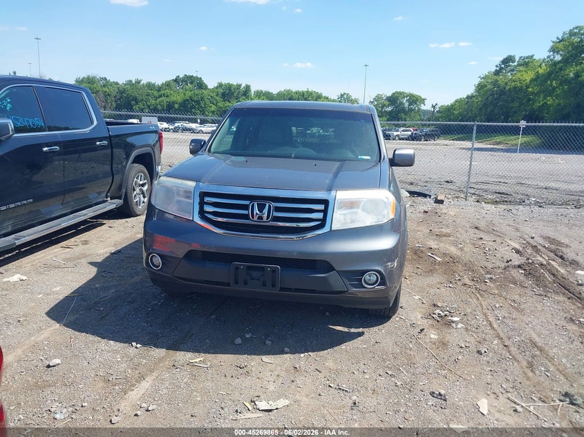 2012 Honda Pilot Ex-L VIN: 5FNYF4H52CB007837 Lot: 45269865