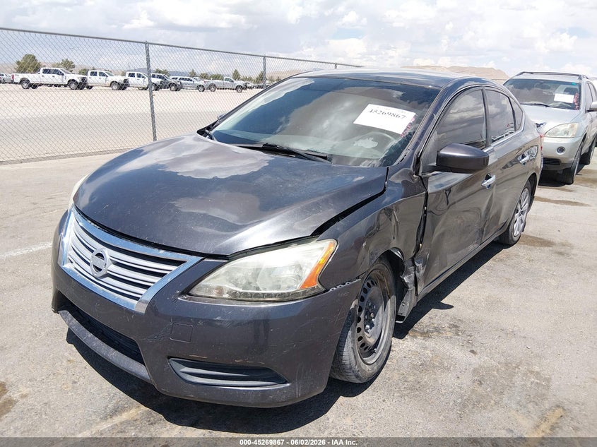 2013 Nissan Sentra S 3N1AB7AP8DL796687 photo 1