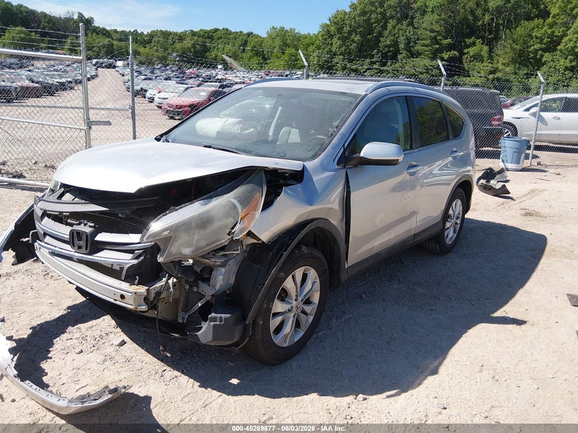 2012 Honda Cr-v 2.4 Cr-V Ex-L silver Lot 111045269877 Vin 5J6RM4H74CL007955