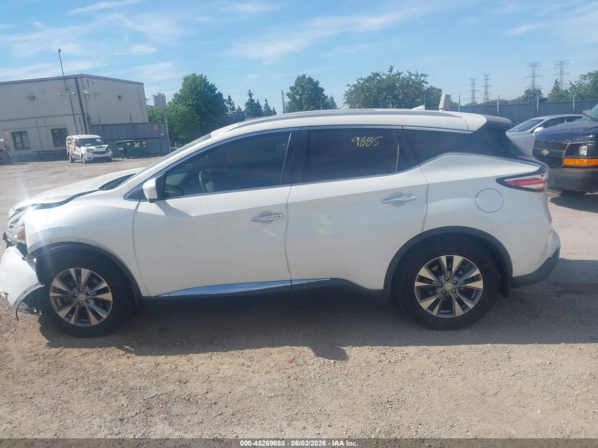 2015 Nissan Murano Sl VIN: 5N1AZ2MHXFN209601 Lot: 45269885