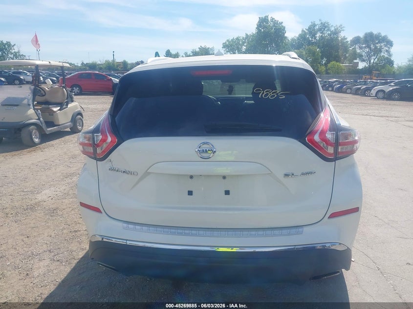 2015 Nissan Murano Sl VIN: 5N1AZ2MHXFN209601 Lot: 45269885