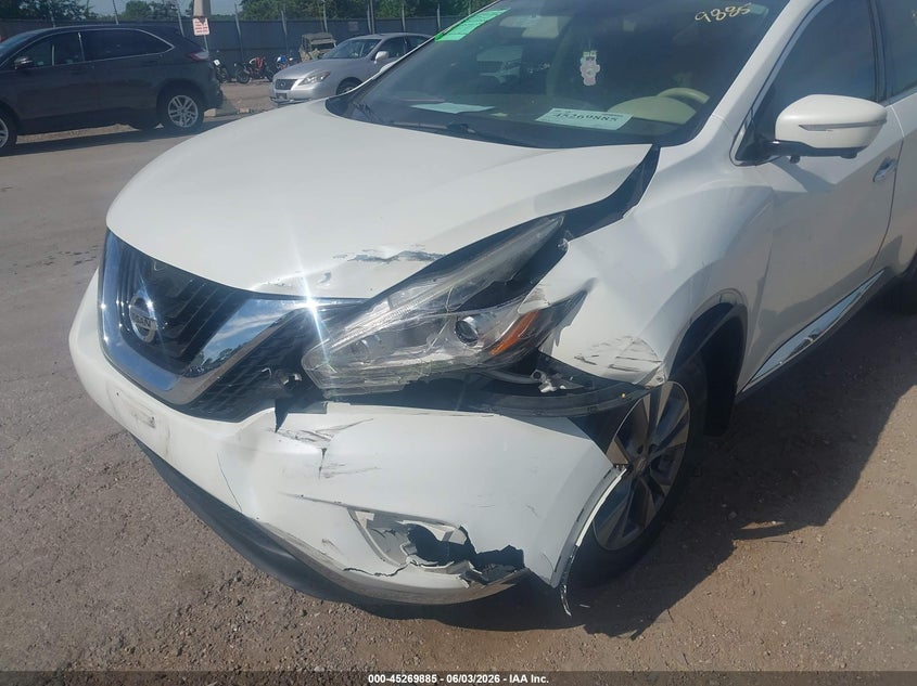 2015 Nissan Murano Sl VIN: 5N1AZ2MHXFN209601 Lot: 45269885