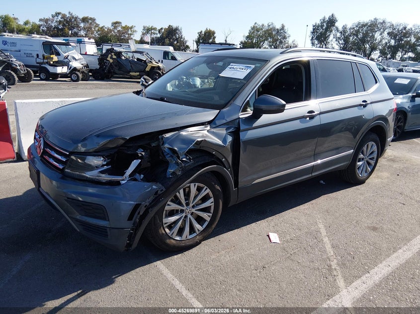 Vin: 3vv2b7ax7jm169794, lot: 45767715, volkswagen tiguan 2.0t se/2.0t sel 20182