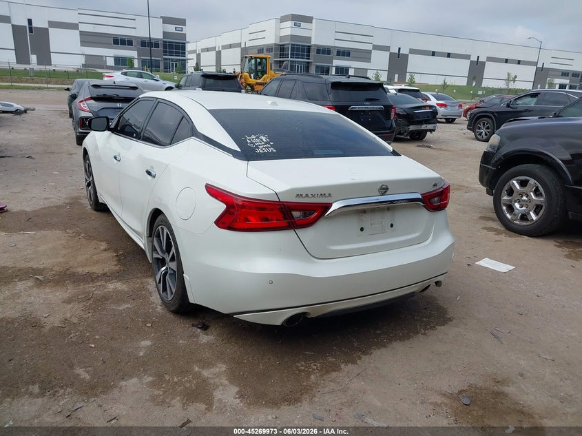 2017 NISSAN MAXIMA auction photo 3