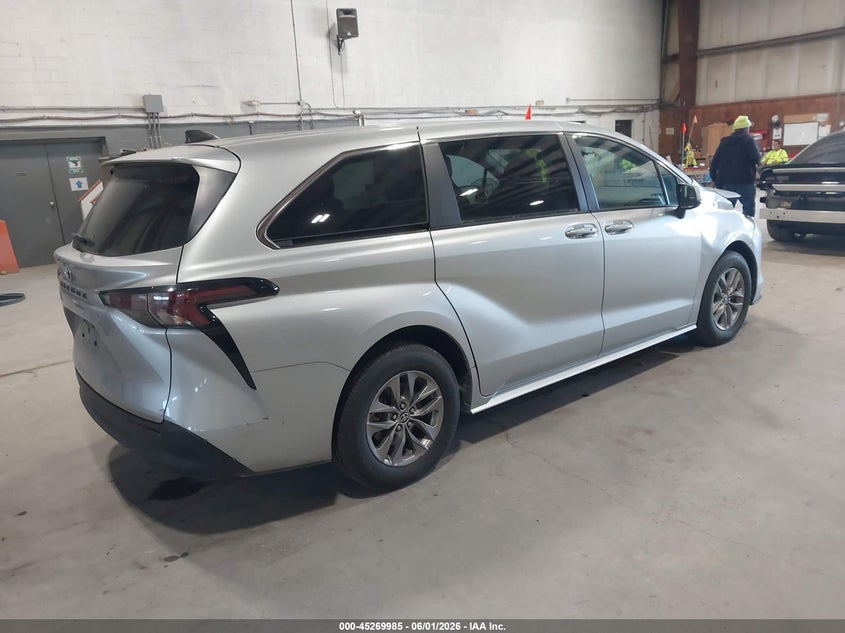 Vin: 5tdkskfcxps094976, lot: 45767809, toyota sienna le 20234