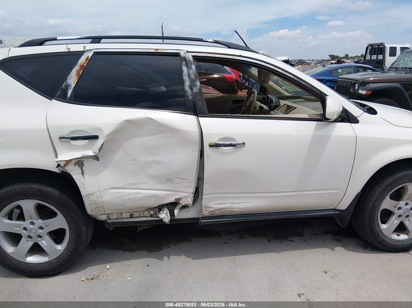 2005 Nissan Murano Sl VIN: JN8AZ08T95W305465 Lot: 45270053