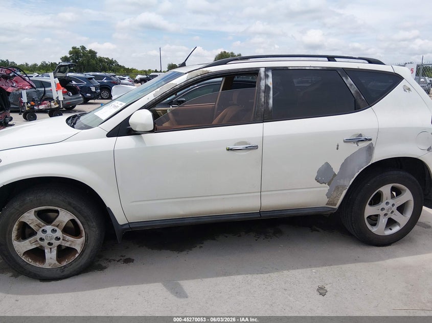 2005 Nissan Murano Sl VIN: JN8AZ08T95W305465 Lot: 45270053
