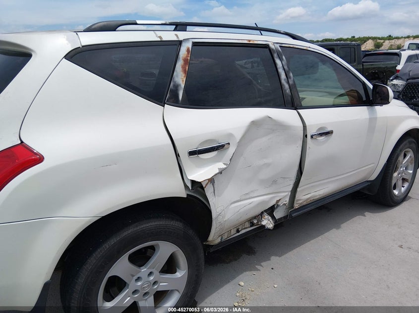 2005 Nissan Murano Sl VIN: JN8AZ08T95W305465 Lot: 45270053