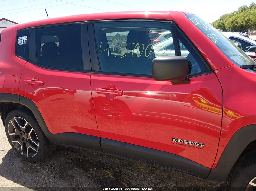 2021 Jeep Renegade Jeepster 4X4 VIN: ZACNJDAB5MPM53263 Lot: 45270070