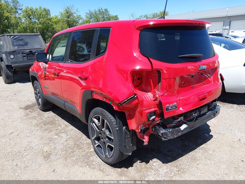 Vin: zacnjdab5mpm53263, lot: 45767894, jeep renegade jeepster 4x4 20213