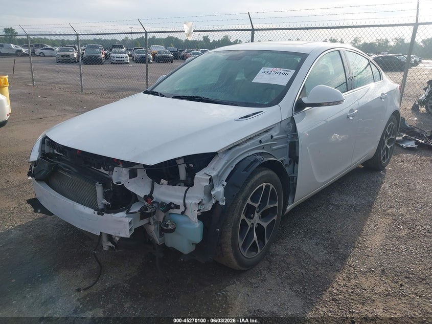 Vin: 2g4gl5ex6h9125848, lot: 45767924, buick regal turbo sport touring 20172
