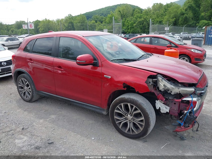 Vin: ja4ap4au2ku003450, lot: 45767929, mitsubishi outlander sport 2.0 se 20191