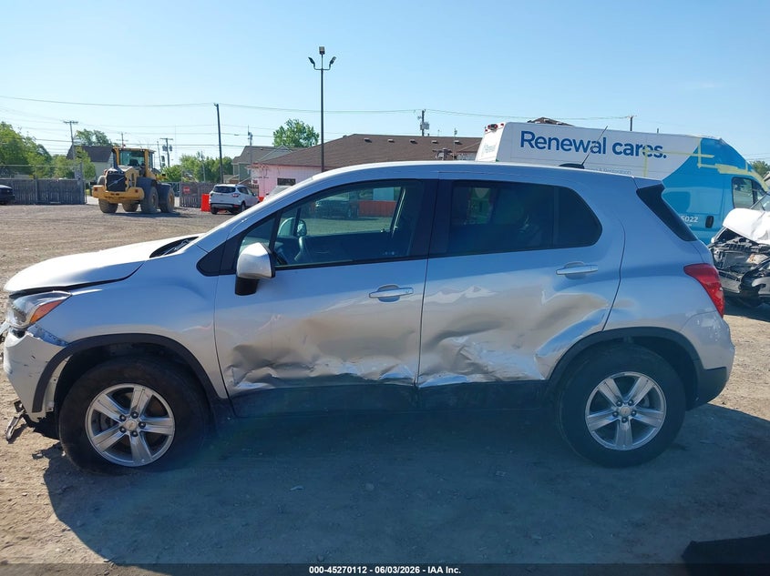 2022 Chevrolet Trax Awd Ls VIN: KL7CJNSM3NB555847 Lot: 45270112