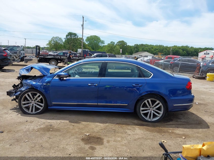 2017 Volkswagen Passat 1.8T R-Line VIN: 1VWDT7A36HC013420 Lot: 45270197