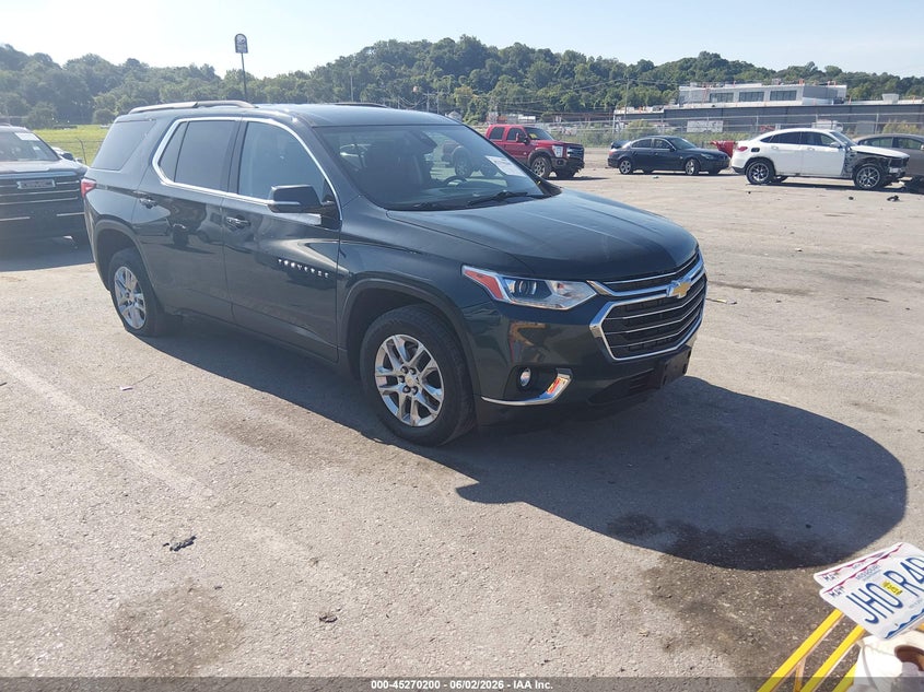 Vin: 1gnergkw5lj194987, lot: 45768024, chevrolet traverse fwd lt cloth 2020 img_1