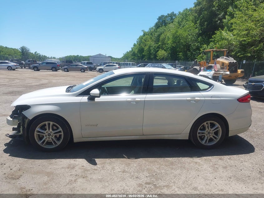 VIN 3FA6P0LU0JR150623 2018 FORD FUSION HYBRID SE