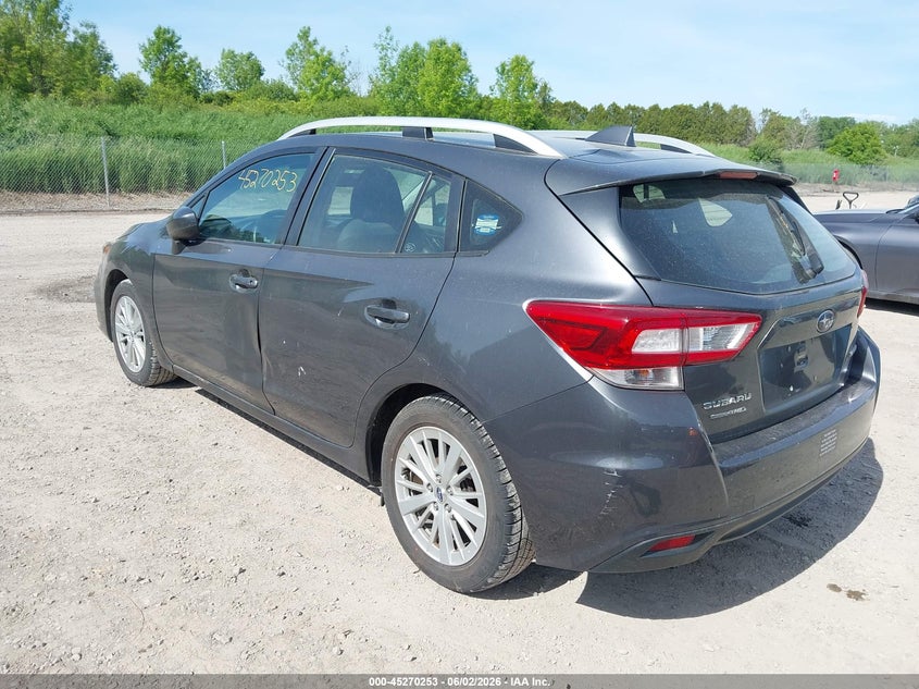 Vin: 4s3gtab63j3746813, lot: 45768077, subaru impreza 2.0i premium 20183
