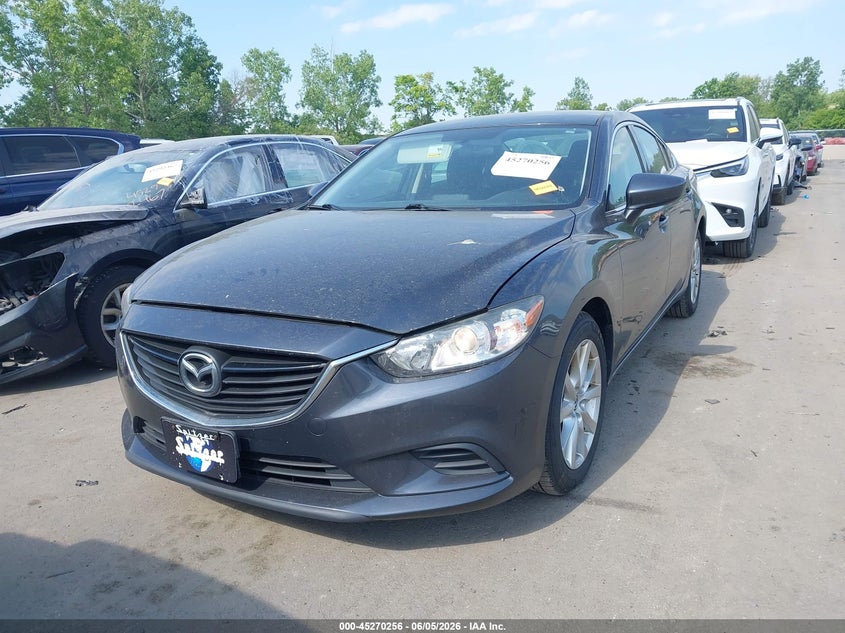 Vin: jm1gj1u55g1433356, lot: 45768080, mazda mazda6 i sport 20162