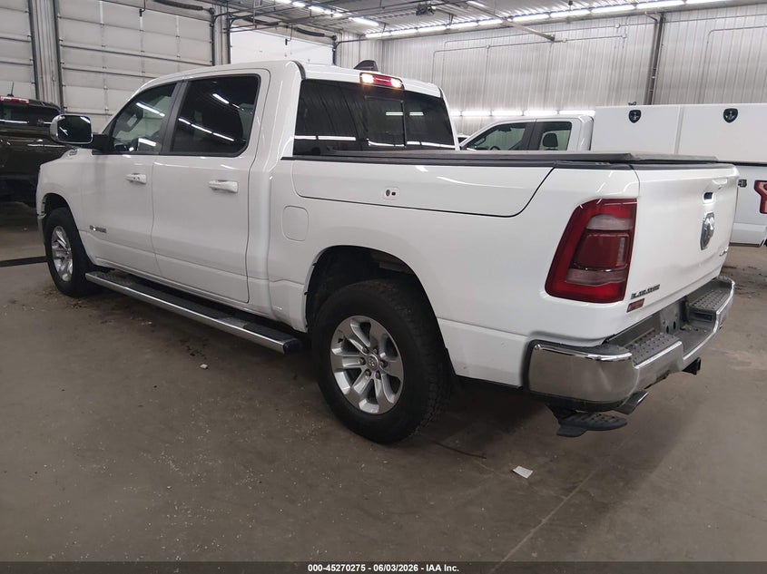 Vin: 1c6srfjt8pn517206, lot: 45768098, ram 1500 laramie  4x4 5'7 box 20233