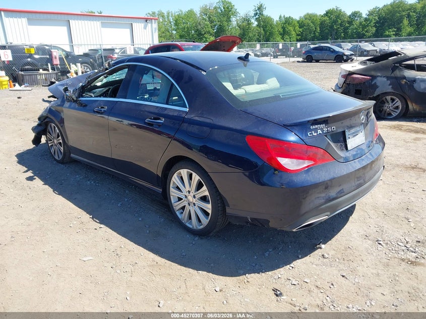 Vin: wddsj4eb9hn439791, lot: 45768131, mercedes-benz cla 250 20173