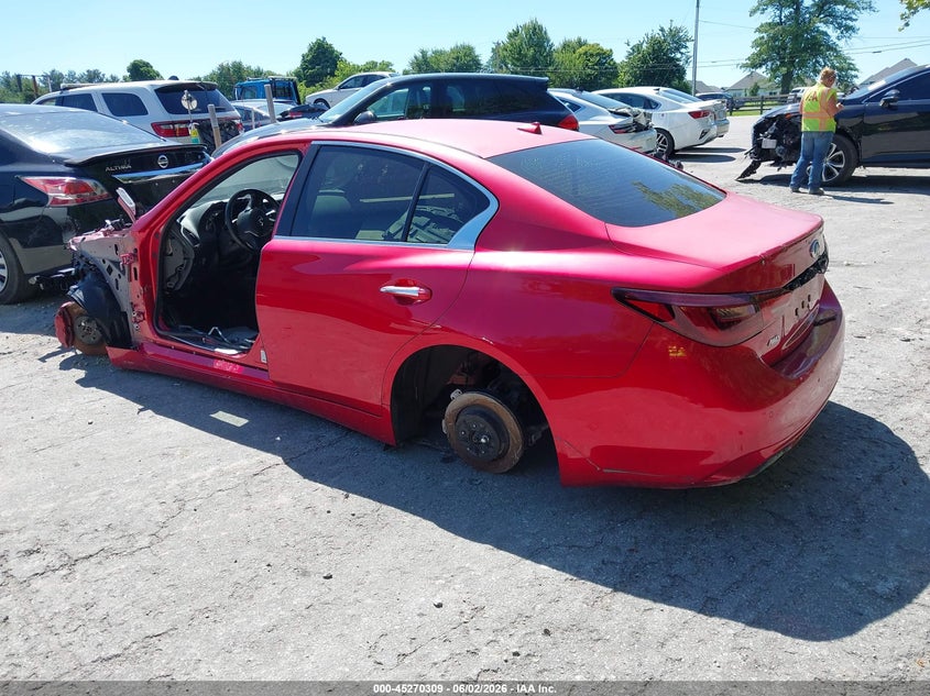 Vin: jn1fv7arxjm481681, lot: 45768133, infiniti q50 3.0t red sport 400 20183